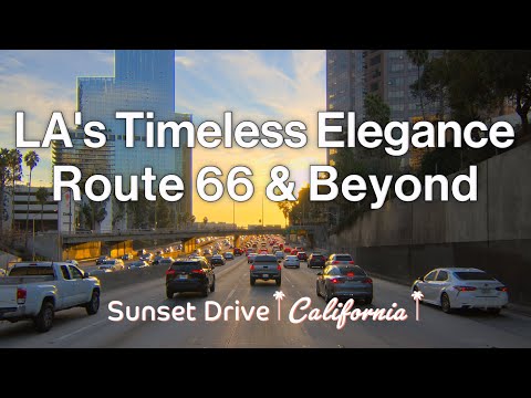 Golden Horizons: LA's Timeless Elegance on Historic Highways from Pasadena to Venice Beach