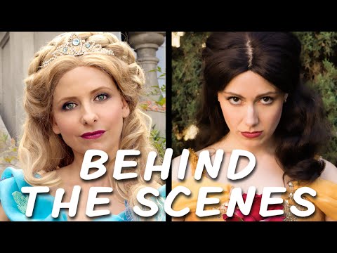 CINDERELLA vs BELLE Behind the Scenes (Princess Rap Battle)