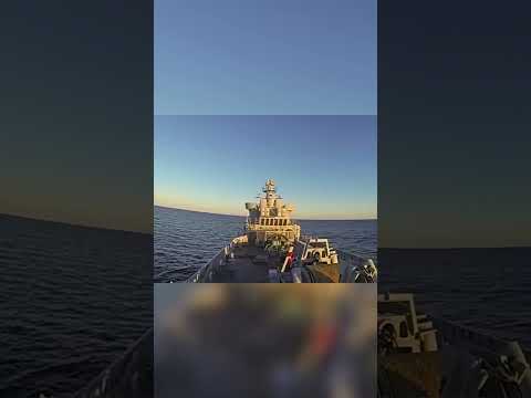 Ukraine Sinking a Russian Vessel with Magura Kamikaze Drones