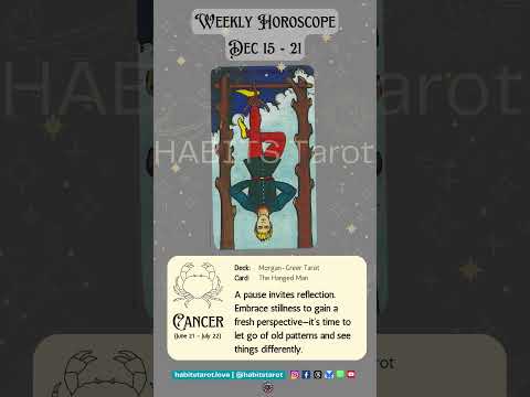 Cancer Weekly Horoscope ♋️ | #cancertarotreading #cancerhoroscopetoday #cancerhoroscopes