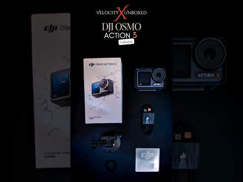 Best Action Camera for Motovlogging DJI Osmo Action 3 | Velocity X Unboxed #VelocityXUnboxed #shorts