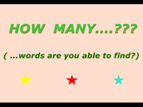 play at "How many...???"  -  Quiz game show