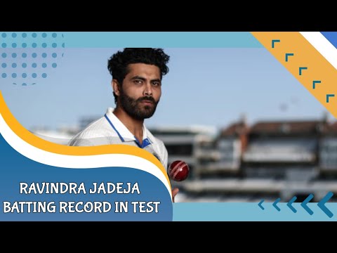 Ravindra Jadeja batting record in test career || #ravindrajadeja #india #wtcfinal #test #jaddu