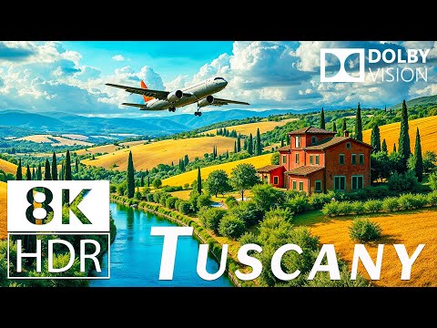 UNVEILING TUSCANY'S HIDDEN CHARMS - 8K HDR 60 FPS With Dolby Vision: Journey Through Timeless Beauty