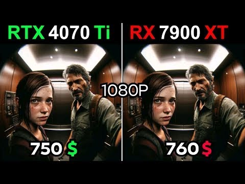 RTX 4070 Ti VS RX 7900 XT 1080P GAMING TEST