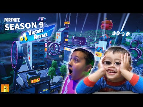 Showing Shawn (From FGTeeV) The *NEW* Season 9 In Fortnite Battle Royale! *He Goes Crazy!*