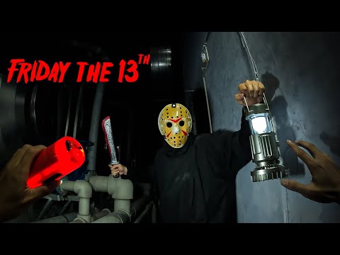 PARKOUR POV vs JASON VOORHEES IN REAL LIFE l FRIDAY THE 13TH 4.0 ( Halloween Parkour POV Chase )