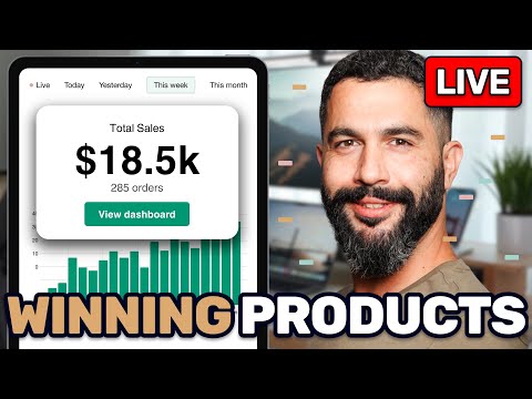 💎 FINDING WINNING DROPSHIPPING LIVE + MENTORSHIP GIVEAWAY! 💎