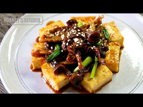 食譜: 汁燒鹿茸菇豆腐 How to make Tofu and Velvet Mushroom in Delicious Sauce