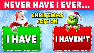 Never Have I Ever... | 🎅 Christmas Edition 🎄 Christmas Quiz