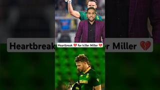 Heartbreak💔for Devid Miller #devidmiller #southafrica #cricket #championstrophy #viratkohli #indvsnz