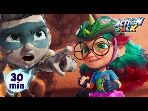 Mason’s First Mission: The Trowel Thief Chase | Action Pack | Kids Tv Shows