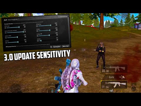 Controls + Sensitivity | 3.0 Update PUBG MOBILE | NEW ZERO RECOIL GYROSCOPE SENSITIVITY 🔥