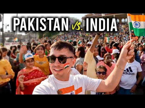 The World’s CRAZIEST border (Pakistan vs. India) 🇮🇳🇵🇰