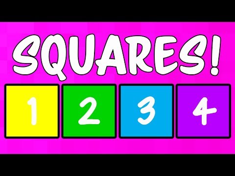 Square Song for Kids - Learning the Shape Square - Shape Song for Preschool - Learn Shapes