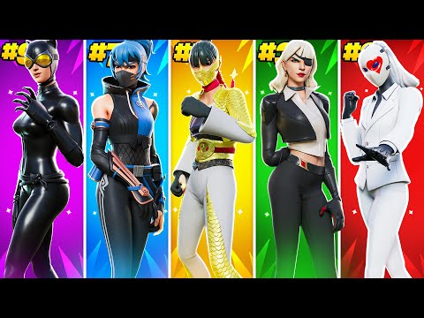 35 *TRYHARD* Fortnite Skins.. (Chapter 6)