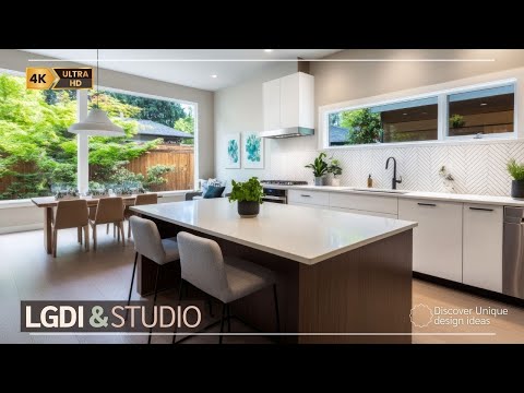 Cheap & Best Interior Design Ideas for 2025: Modern Kitchen Trends & Stylish Open-Concept Decor