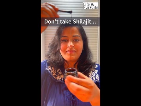 How to take Shilajit Part-1 | Life & Pursuits #shilajit #morningroutine #morningvibes