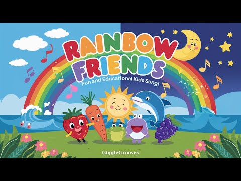 🌈 Rainbow Friends - Fun & Educational Kids Song About Colors! 🎶✨