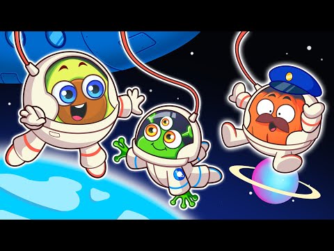 Rocket Space Ship 🚀 Police Takes Care of Baby Alien +More Kids Songs and Nursery Rhymes by VocaVoca🥑