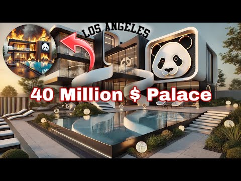 Inside a $40 Million Luxury Panda Palace in Los Angeles | Modern Mansion Tour