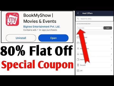 Bookmyshow coupon code | book my show coupon code | bookmyshow coupon code 2023