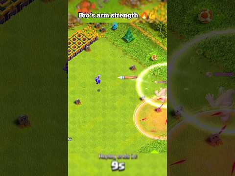 Thrower never skips arm day ll Clash of clans ll #shorts #clashofclans #coc