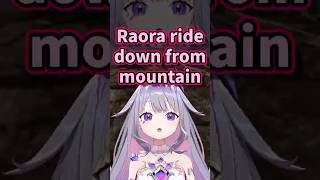 Raora ride down from mountain【Koseki Bijou】【Raora Panthera】【Hololive中英字幕精華】