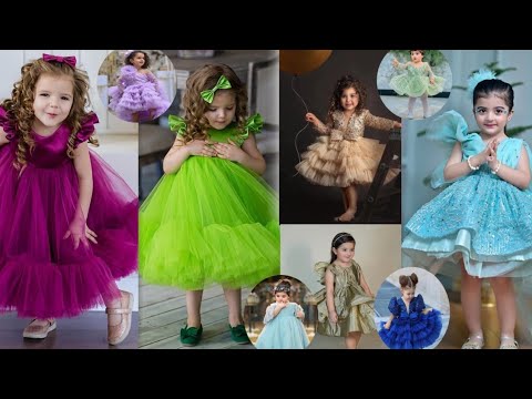 Baby girl frock designs| Party wear dress for baby girl 🌿 Beautiful kids frock designs ✨️