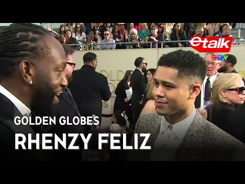 Rhenzy Feliz describes 'dope' experience with Colin Farrell on 'The Penguin' | Golden Globes