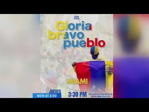 Venezuelan rally to be held in Doral on Thursday