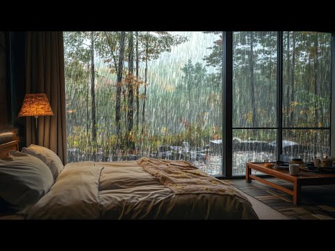 😴You close your eyes and fall asleep to the sound of rain. Cozy rain sounds for sleeping