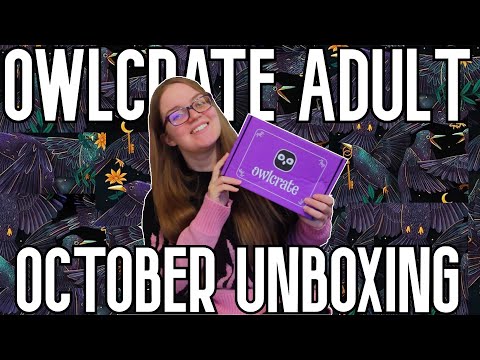 OWLCRATE ADULT UNBOXING | October 2023 | The Monsters Among Us