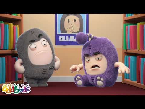 Shhh! Jeff vs. Newt’s Noisy Library Day! 📚😂 | Oddbods | Kids TV Shows | Cartoons For Kids