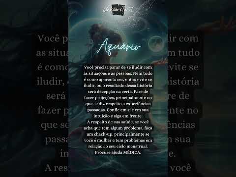 Mensagem da semana para o signo de Aquário  #horóscopo #tarot  #signosdiarios #shorts