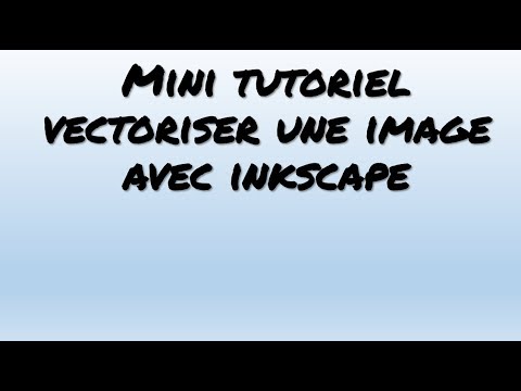 vectoriser une image avec inkskape