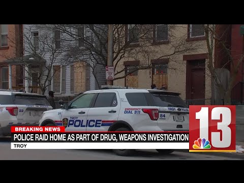 Police raid Troy home as part of drug, weapons investigation