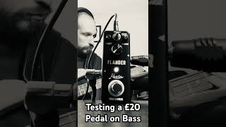 £20 Flanger Pedal Demo on Bass - Rowin Flanger Pedal #basseffects #basspedals #bassguitar