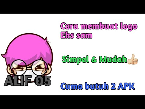 TUTORIAL CARA MEMBUAT LOGO SEPERTI EKS-SAM 100% BISA