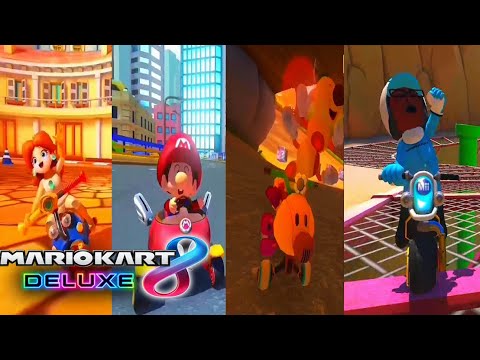 Mario Kart 8 Deluxe - All Characters Winning Animations