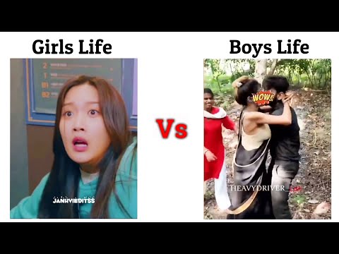 Girls Life Vs Boys Life !! Memes #viralmemes #mems