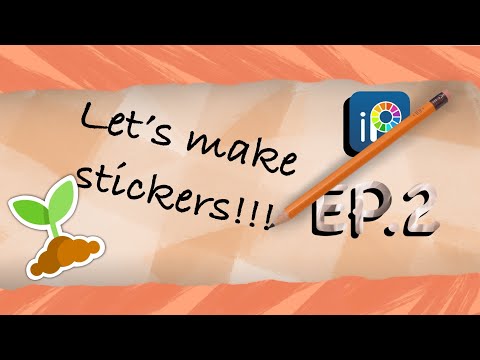 Let’s make STICKERS | Ibispaint X | EP.2