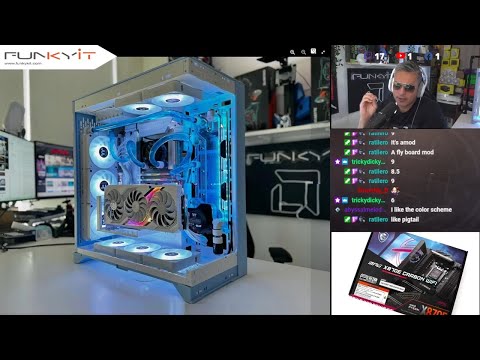 The Funky Kit Show LIVE Ep.314 - MSI MPG X870E Carbon WiFi, Project Aqua Hydrangea, EPIC Giveaways