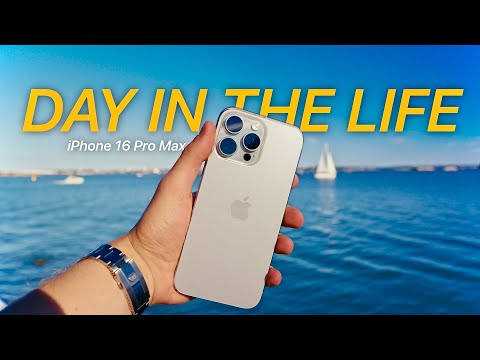 iPhone 16 Pro Max - Real Day In The Life Review (Battery & Camera Test)