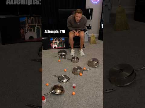 Ping Pong Trick Shot! (Wizard of Oz)