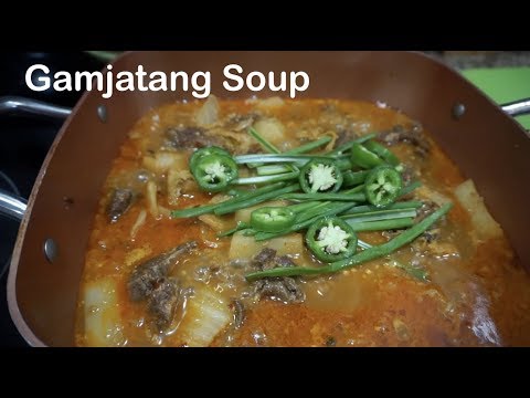 Korean Pork Neck Bones Soup | Gamjatang  (감자탕) | Southern Smoke Boss