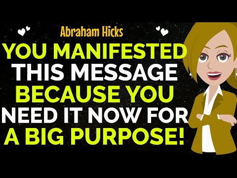 You Manifested This Message Because You Need It Now For A Big Purpose ! ✨✅Abraham Hicks 2025