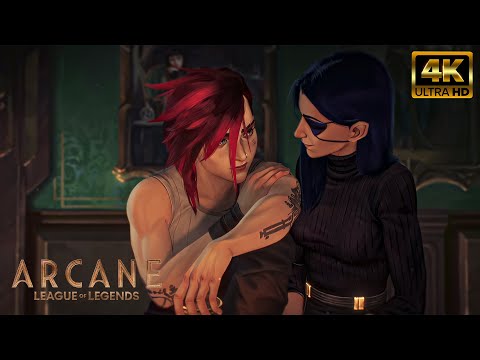 [4K AI] | Arcane Season 2 | End - Caitlyn & Vi Together Scene | UPSCALED