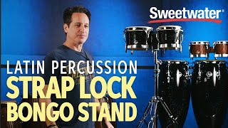 Latin Percussion Matador Strap Lock Bongo Stand Demo