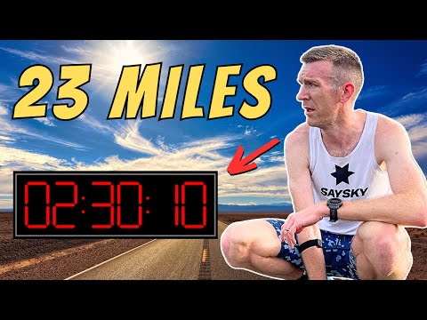 BEST LONG RUN YET? 23 Mile Progressive LONG RUN